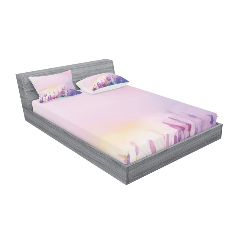 Ensemble de draps Blur in the Meadows, Taies d'oreiller pour grand lit