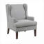 Revêtement en tissu de polyester gris classique pour siège simple