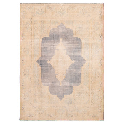 Tapis unique en laine 9 pi 8 po x 13 pi 2 po Huck