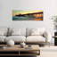 Pier In The Ocean At Sunset Oceanside San Diego County California USA by Gigapxl Project - Wrapped Canvas Panoramic Print-1608803652