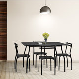 Mulvey 4 - Person Four Leg Dining Set