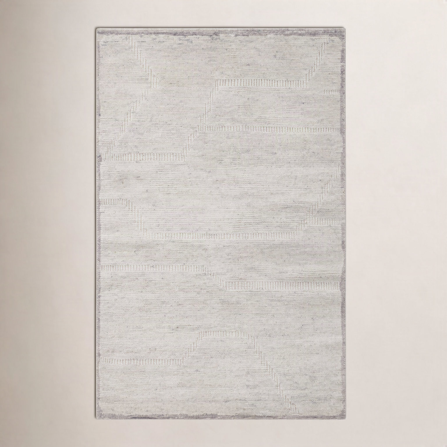 Strobel Hand-Knotted Wool Rug, Rectangle 7'6" x 9'6"
