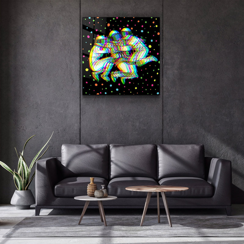 Stunning Tempered Glass Wall Art Painting, 23.6 x 23.6 inches | 100% Tempered Glass with 0.16 inch Thickness, UV Printed for Vibrant Colors | Perfect for Home Décor, Living Room & Office Spaces, Durable & Elegant Design