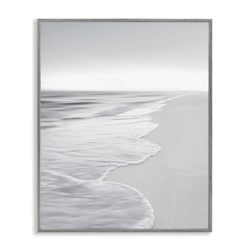 «Foamy Beach Coast», estampe numérique, conception par Maggie Olsen, Estampe numérique Farmhouse, H 30 po x l 24 po