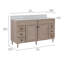 Ensemble de meuble-lavabo encastré 61 po avec comptoir en quartz blanc Carsyn-112249818-124505714