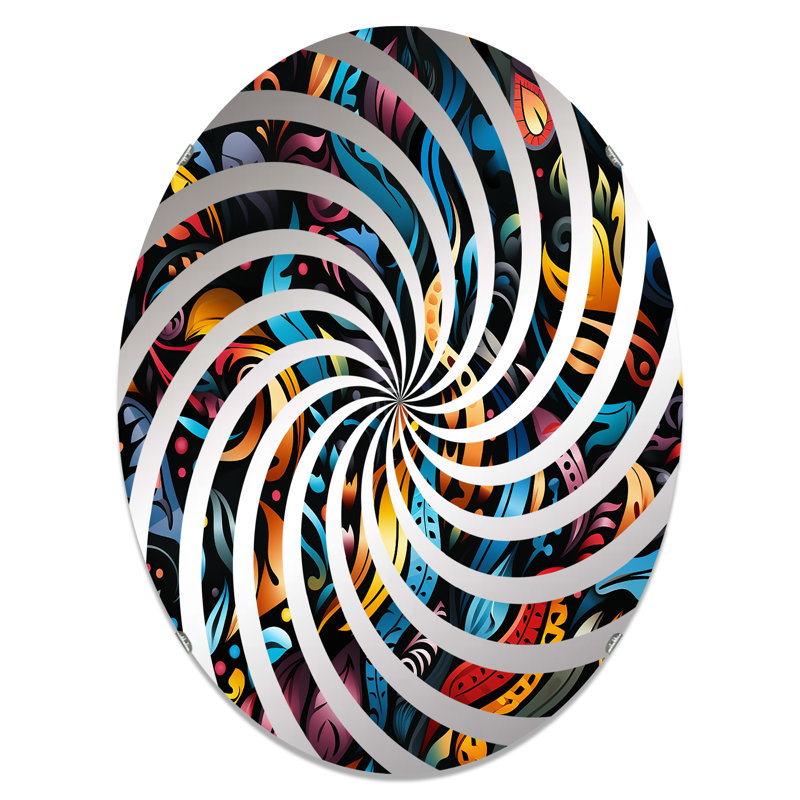 Miroir mural oval, L 20 po x H 30 po