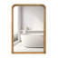 Miroir mural de salle de bain / meuble-lavabo avec cadre en bois-93236025-88364437