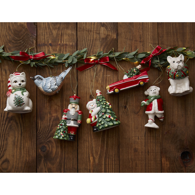 Spode Christmas Tree Nuthatch Ornament