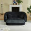 Canapé inclinable convertible courbé de 86 pouces, canapé-lit pliant sans cadre 2 en 1, base escamotable et siège profond, canapé deux places rembourré en chenille, aucun assemblage requis, pour le salon, appartement-2043624951