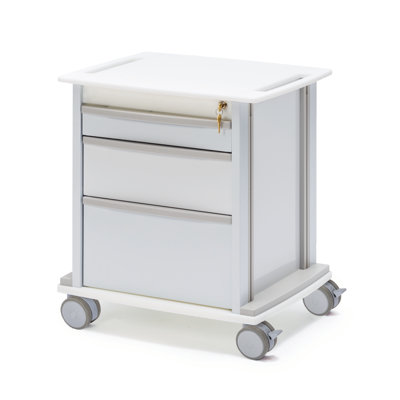 25'' H x 24'' W 4 - Cabinet File Cart with Wheels