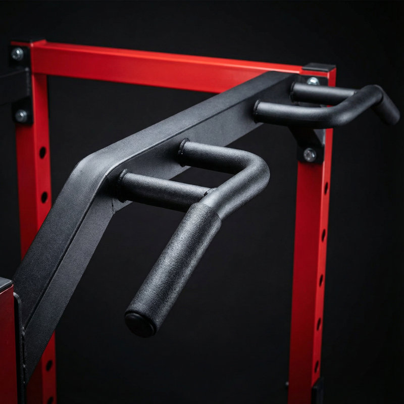 Support électrique Power Cage avec banc de poids réglable, cage multifonctionnelle avec plus d'accessoires d'entraînement, support de squat robuste en acier pour la salle de gym à domicile