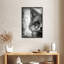 Visage de renard noir et blanc-582928156-582928155