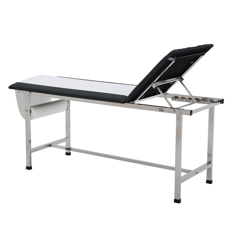 Lit-table pliable à dossier réglable, Noir, noir, noir, noir
