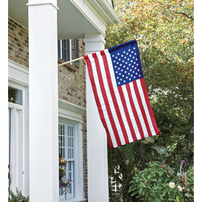 Nylon à 2 côtés de 30 x 48 po american ensemble de drapeau