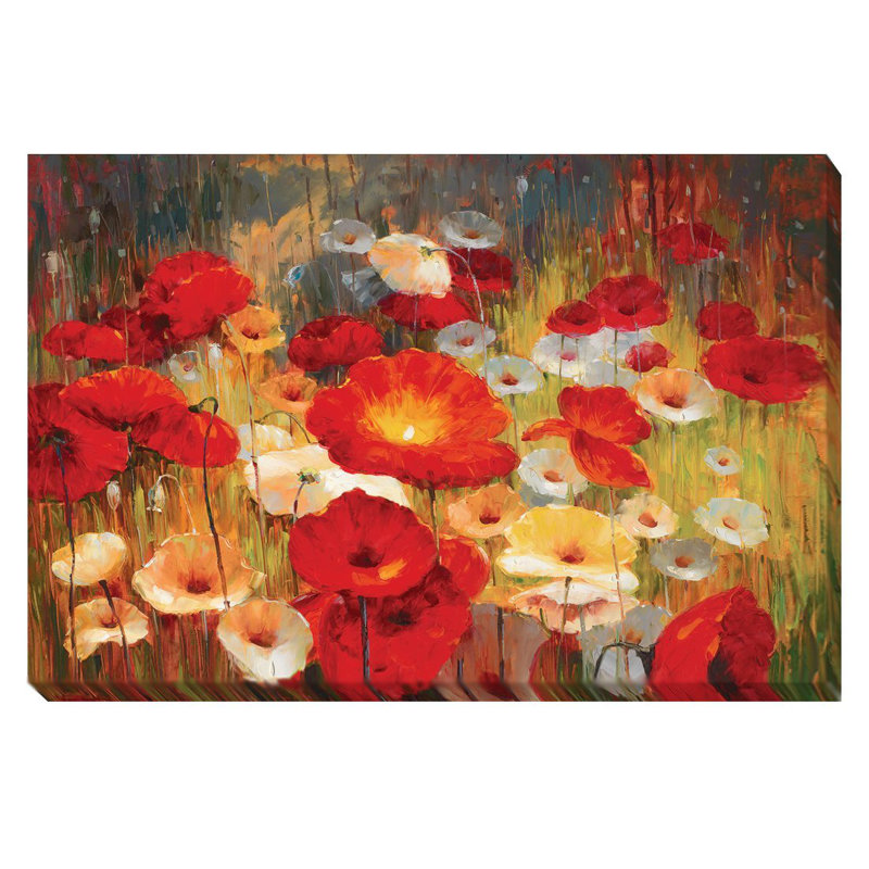 « pâturage pops i » par lucas santini, reproduction d’art sur toile tendue, H 16 po x l 24 po x P 1,5 po
