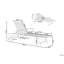Kenneth 196cm Long Reclining Acacia Single Chaise