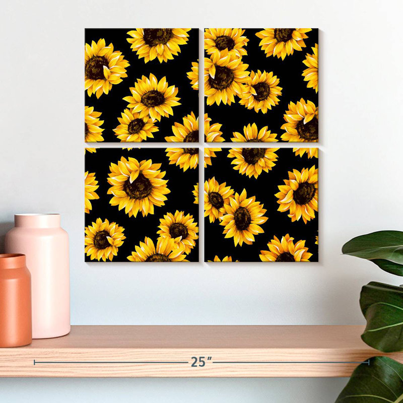 Tournesols décoratifs Harnek, H 18 po x l 18 po