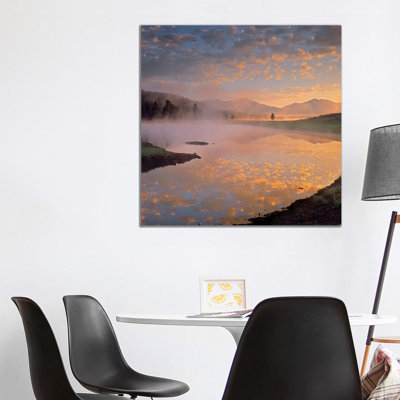 Absaroka Range From Alum Creek, Yellowstone National Park, Wyoming by Tim Fitzharris - Wrapped Canvas Print