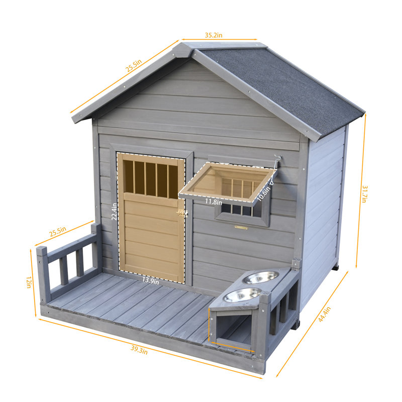 Big Dog House avec construction - et peinture de sécurité fiable