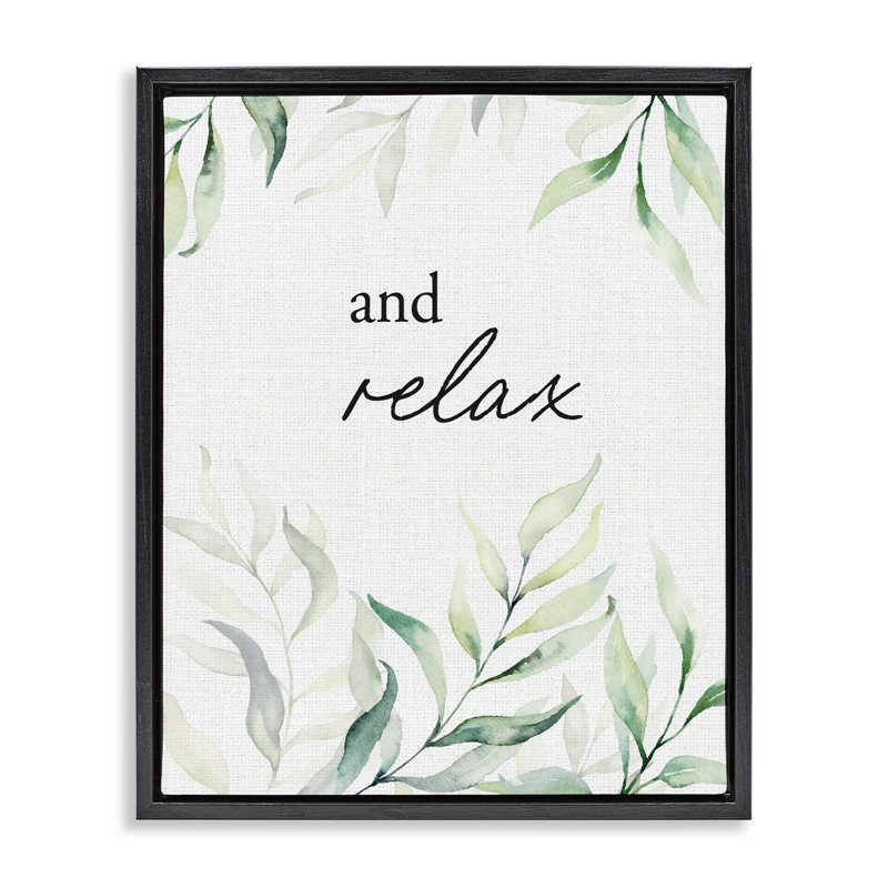 Cadre flottant And And Relax, Cadre flottant noir de jais, H 21 po x l 17 po