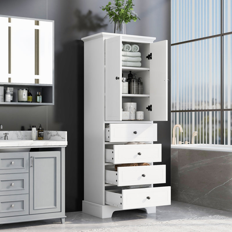 23.60'' Wide Storage Cabinet, White