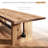 Solid wood rectangular dining table-947764462