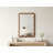 20"x30" Wavy Rectangle Solid Wood Frame Decorative Mirror-1160501668