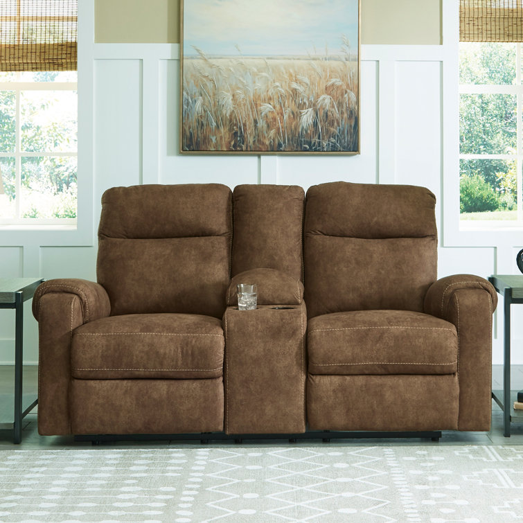 Lyndsay Reclining Loveseat With Console