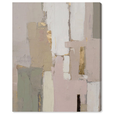 «Misty Pink Dawn I», impression sur toile, art boho neutre par Art Remedy