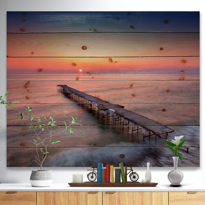 « long exposition sea and shore », impression