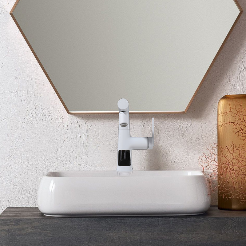 Robinet de salle de bain à un trou, Chrome