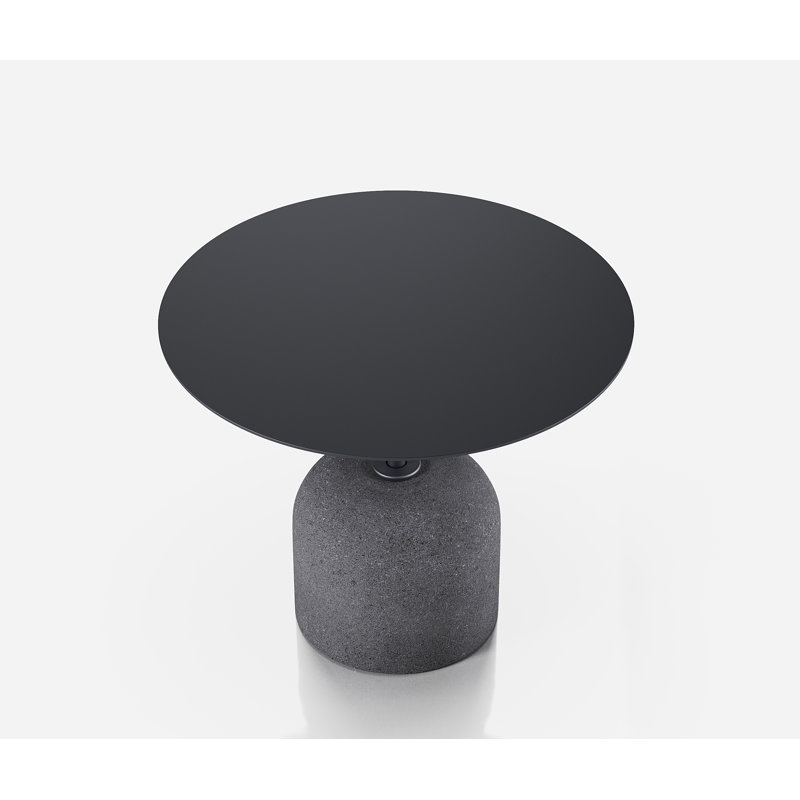 Table de bout en bloc d'acier Mirlatava, Anthracite
