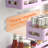 4 Pack Magnetic Spice Rack Organizer, Pink