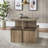 Badillo 4-Person Trestle Dining Set with Storage Stools-629457705