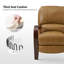 Fauteuil inclinable standard en cuir véritable Hardge-151355068