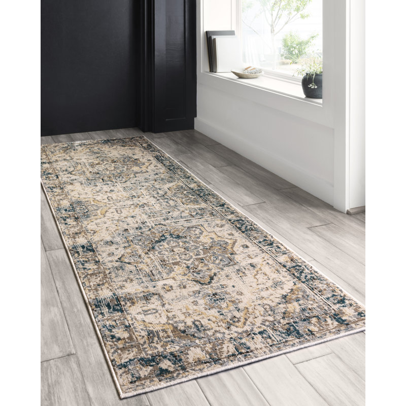 Tapis oriental brun Jeterson, Rectangle 4 pi x 6 pi