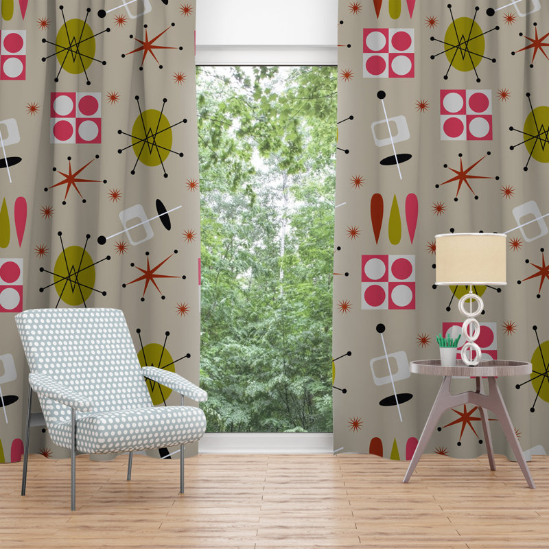 Paire de rideaux obscurcissant en polyester Clitheroe, L 20 po x H 52 po
