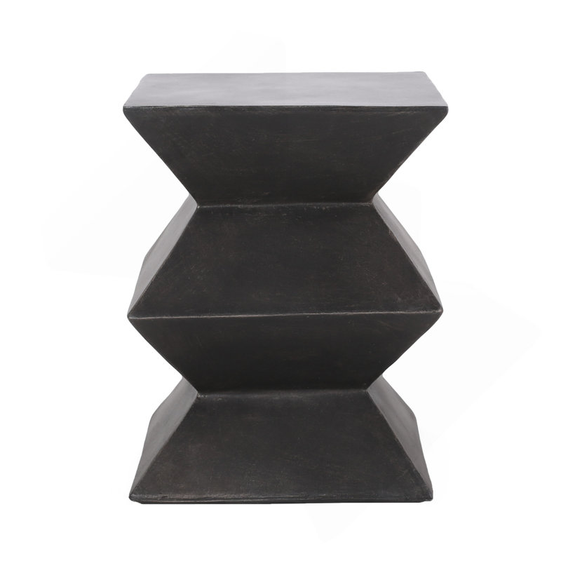Outdoor Lightweight Concrete Side Table