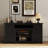 70"W Farmhouse TV Stand for TVs up to 80" with Power Outlet-609437293-660361084