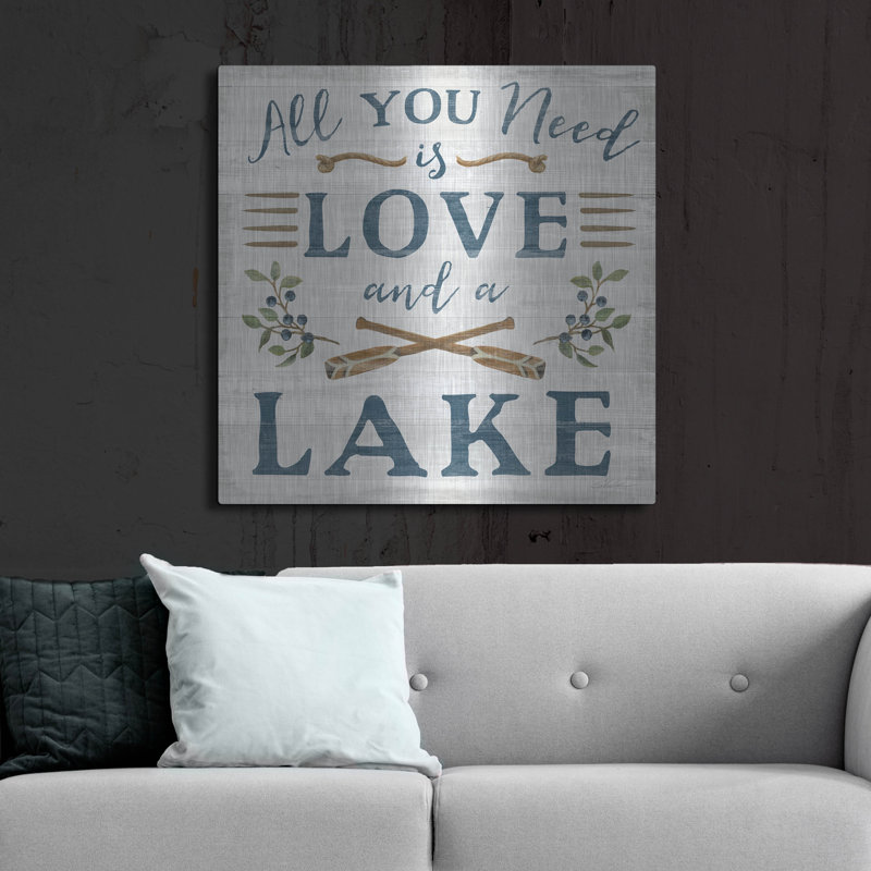 «Lakeside Retreat VI» par Silvia Vassileva, H 36 po x l 36 po