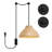 Manlius 1 - Light Natural Cone Pendant
