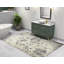 Tapis beige en coton / polyester tissé à la machine Jhace-1356790743