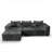 108" Oversized L-Shaped Boneless Modular Sectional Sofa Couch with Reversible Chaise and Ottoman-1785683356-1785635893