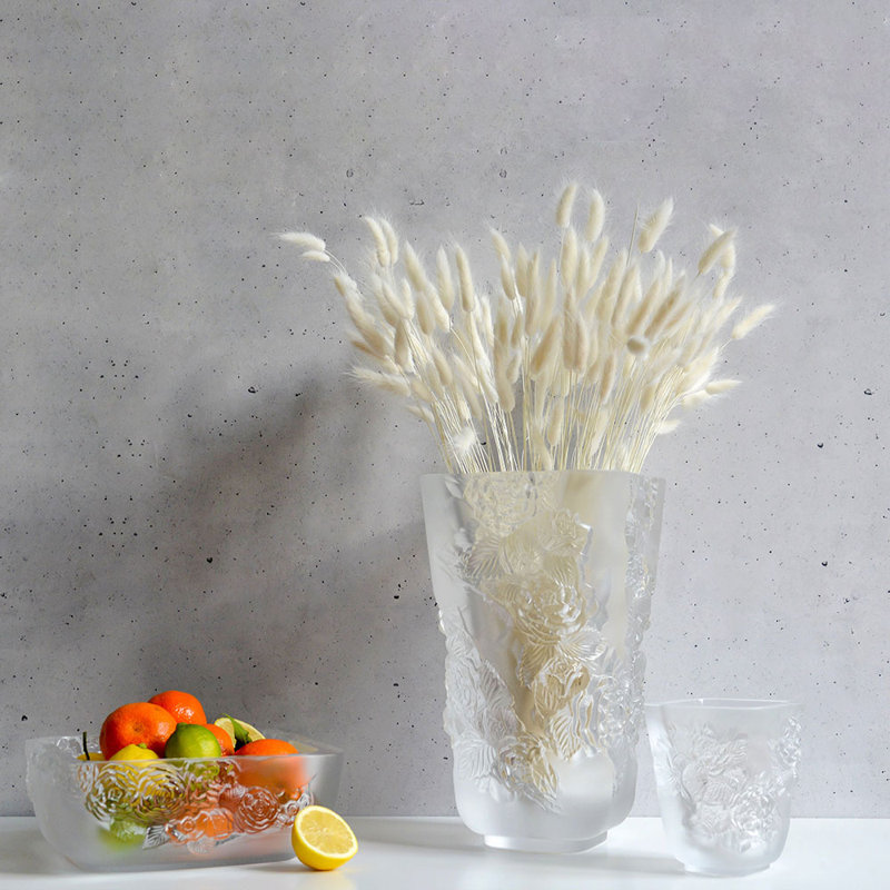 Pivoines Crystal Fruit Bowl