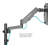 ONKRON Single Screen Desktop Mount