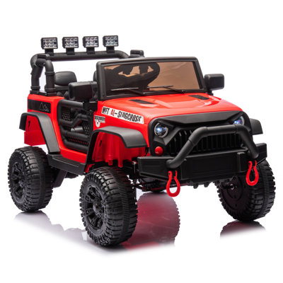 24V Kids Ride On Car W/Parents Remote Control,400W Motor,Four Wheel Suspension,Adjustable speed,USB,MP3,Music,Bluetooth,Large display screen,Power Display,Portable handle,Safety Belt for Kids Aged 3+.