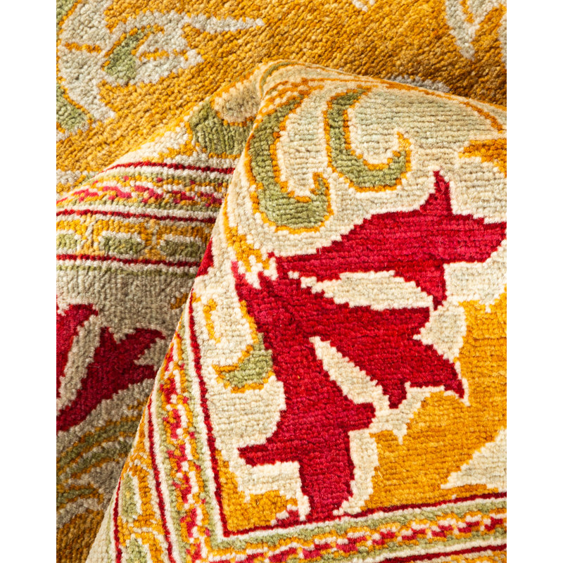 Rosmundo One-of-a-Kind 4' 2" x 6' 2" Hand Knotted Area Rug