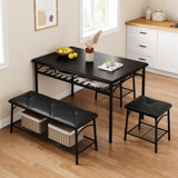 Cheviotdale 4 - Person Four Leg Dining Set