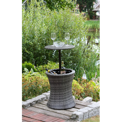 Harwyn Round Metal Outdoor Bar Table , 47cm cm W 45cm cm D