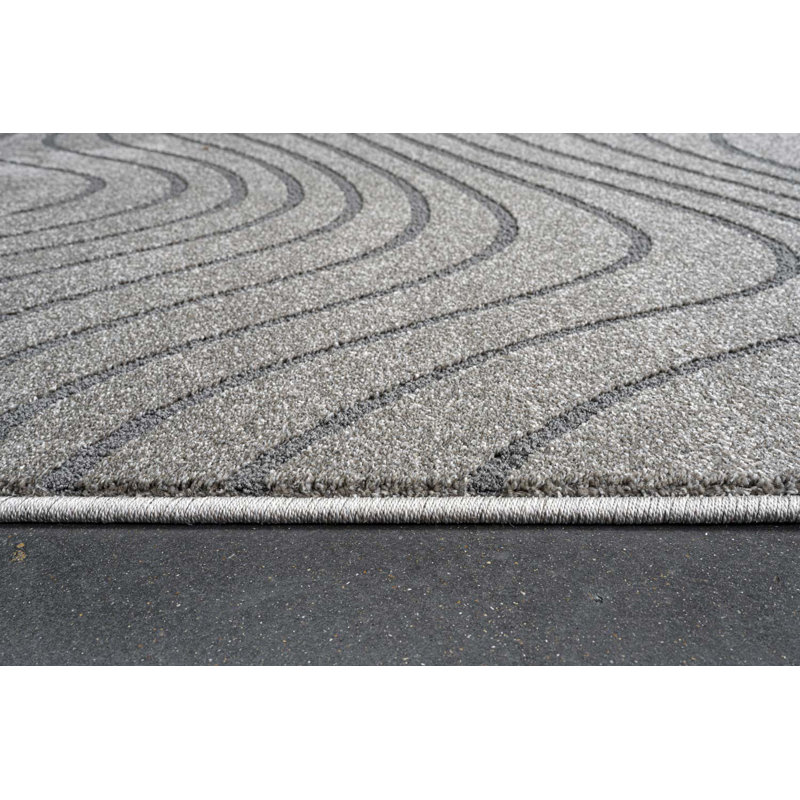 Geo Area Rug, Abstract, Taupe, Rectangle 133cm  x 195cm